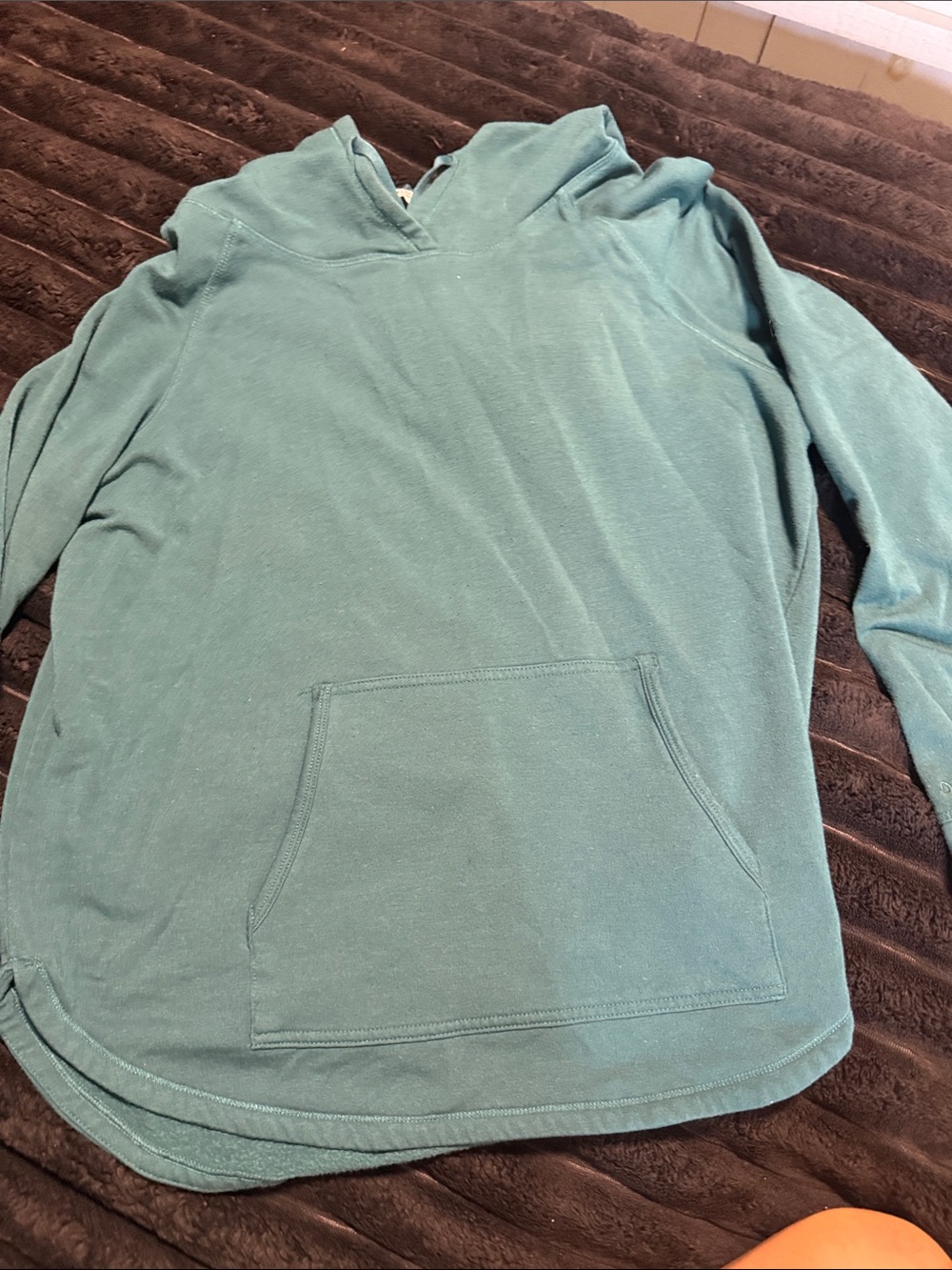 Women’s Teal Pullover Hoodie Sweater